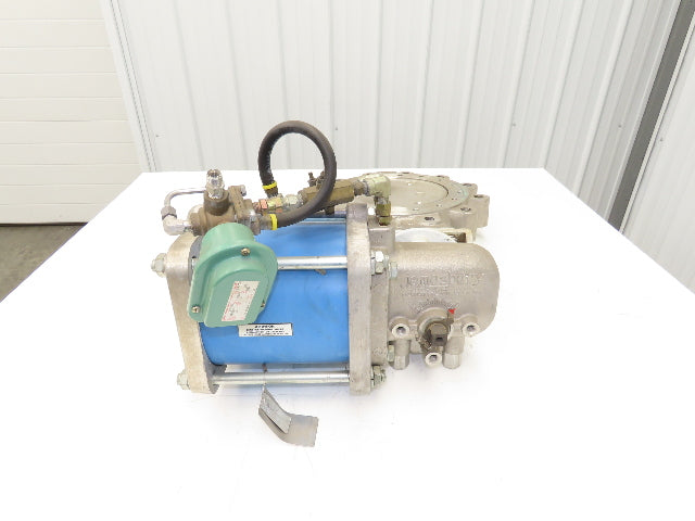 Jamesbury 815L-11 3600MT 8" Butterfly Valve Pneumatic Air Actuator No Positioner