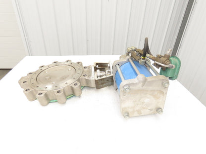 Jamesbury 815L-11 3600MT 8" Butterfly Valve Pneumatic Air Actuator No Positioner