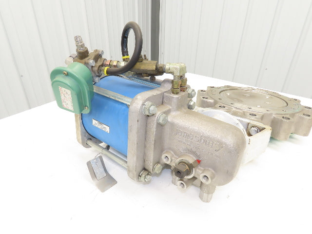 Jamesbury 815L-11 3600MT 8" Butterfly Valve Pneumatic Air Actuator No Positioner
