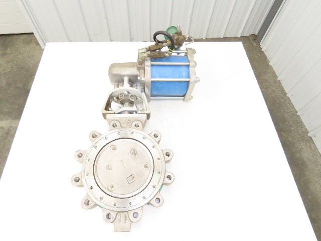 Jamesbury 815L-11 3600MT 8" Butterfly Valve Pneumatic Air Actuator No Positioner