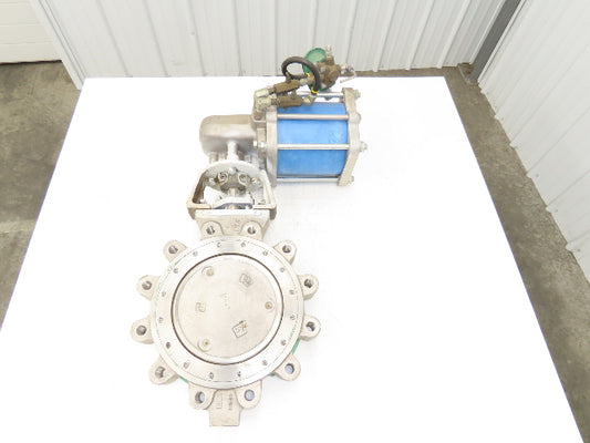 Jamesbury 815L-11 3600MT 8" Butterfly Valve Pneumatic Air Actuator No Positioner