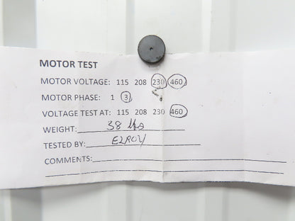 Becker VT Series Rotary Vane Oil-less Vacuum Pump Air Cooled 460V 3PH Tested