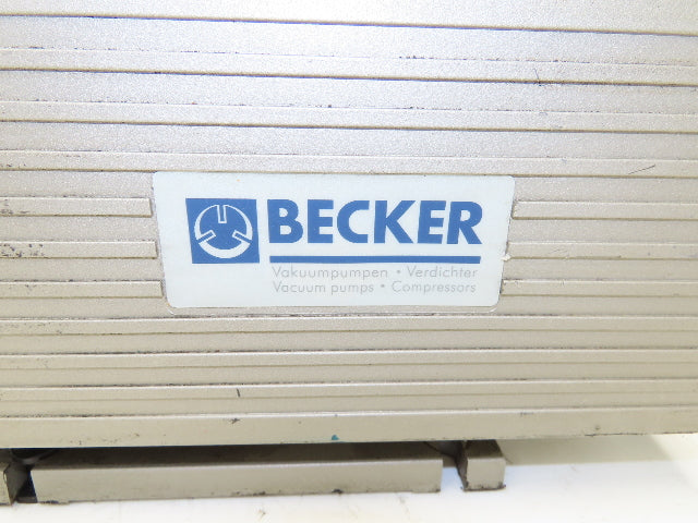 Becker VT Series Rotary Vane Oil-less Vacuum Pump Air Cooled 460V 3PH Tested