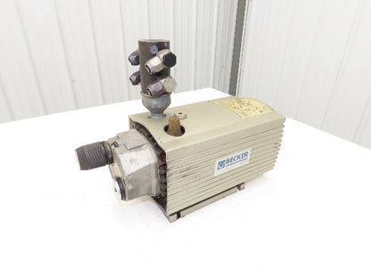 Becker VT Series Rotary Vane Oil-less Vacuum Pump Air Cooled 460V 3PH Tested