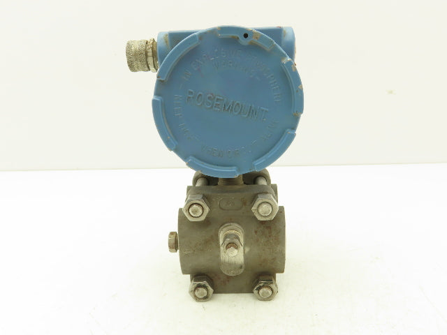 Rosemount 1151DP3J22D1L4 Differential Pressure Transmitter 45VDC WP 0-2000 PSI