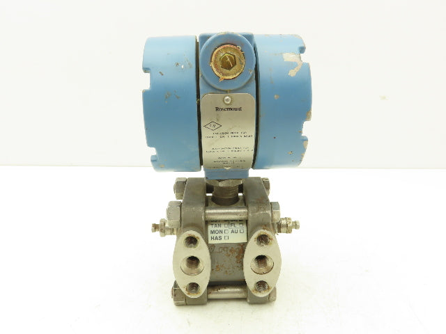 Rosemount 1151DP3J22D1L4 Differential Pressure Transmitter 45VDC WP 0-2000 PSI