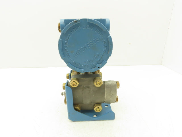 Rosemount 1151GP6E22B2 Differential Pressure Transmitter Max 45DCV WP 0-100 PSI