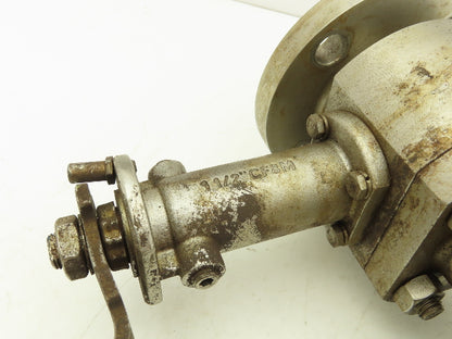 Habonim 1-1/2" Class 150 Flanged 2pc Stainless Ball Valve 275psi 316SS/CF8M