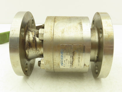 Habonim 1-1/2" Class 150 Flanged 2pc Stainless Ball Valve 275psi 316SS/CF8M