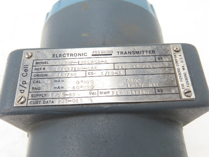 Foxboro 823MP-IM2SASA-A Electronic Pressure Transmitter With 3" Flange Diaphragm