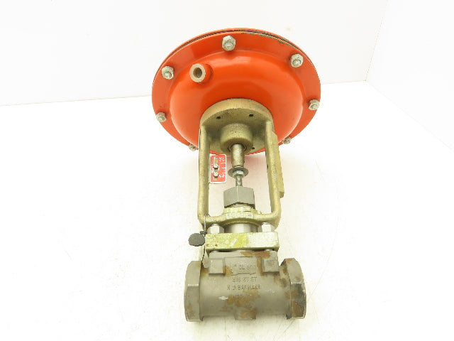 HD Baumann Pneumatic Diaphragm Actuator with 1"NPT 316SS Valve -No Positioner