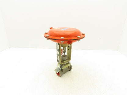 HD Baumann Pneumatic Diaphragm Actuator with 1"NPT 316SS Valve -No Positioner