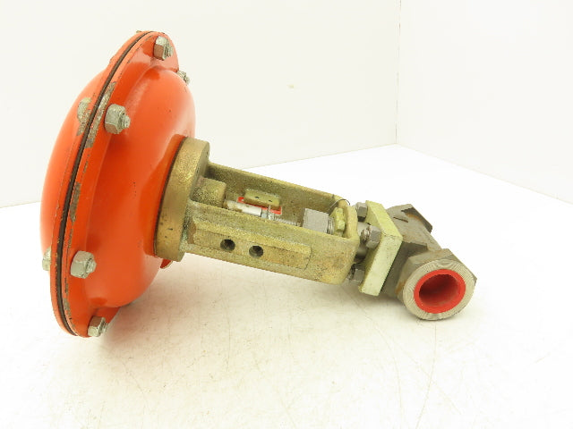 HD Baumann Pneumatic Diaphragm Actuator with 1"NPT 316SS Valve -No Positioner
