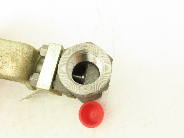 HD Baumann Pneumatic Diaphragm Actuator with 1"NPT 316SS Valve -No Positioner