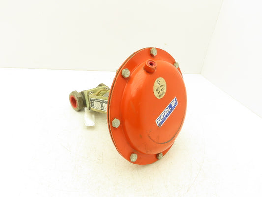 HD Baumann Pneumatic Diaphragm Actuator with 1"NPT 316SS Valve -No Positioner