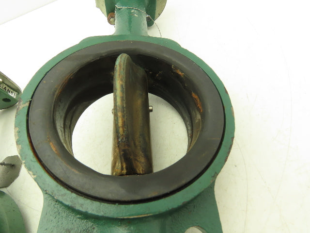 Crane 42 Series Butterfly Hand Operated Valve 4" Wafer Style 200psi Lot of 2