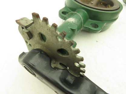 Crane 42 Series Butterfly Hand Operated Valve 4" Wafer Style 200psi Lot of 2