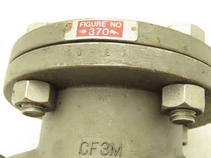 Aloyco 370 Horizontal Swing Check Valve 1-1/2" NPT Threaded Class 150 CF3M