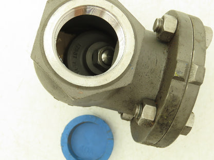 Aloyco 370 Horizontal Swing Check Valve 1-1/2" NPT Threaded Class 150 CF3M