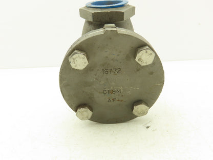 Aloyco 370 Horizontal Swing Check Valve 1-1/2" NPT Threaded Class 150 CF3M
