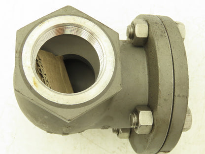 Aloyco 370 Horizontal Swing Check Valve 1-1/2" NPT Threaded Class 150 CF3M