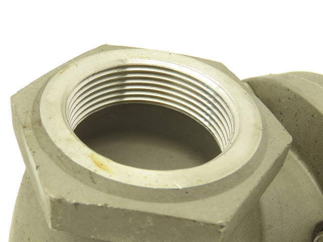 Aloyco 370 Horizontal Swing Check Valve 1-1/2" NPT Threaded Class 150 CF3M