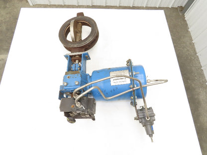 Jamesbury CSTL 8" Wafer Sphere Butterfly Valve w/Pneumatic Actuator QP3C/M