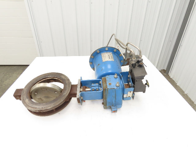 Jamesbury CSTL 8" Wafer Sphere Butterfly Valve w/Pneumatic Actuator QP3C/M