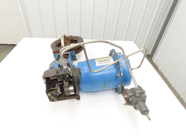 Jamesbury CSTL 8" Wafer Sphere Butterfly Valve w/Pneumatic Actuator QP3C/M