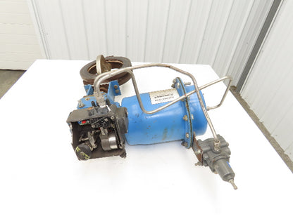 Jamesbury CSTL 8" Wafer Sphere Butterfly Valve w/Pneumatic Actuator QP3C/M