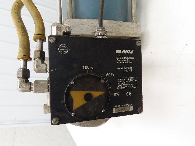 Jamesbury 12-815L-11-3600TT 12" Stainless Butterfly Valve /Actuator & Positioner