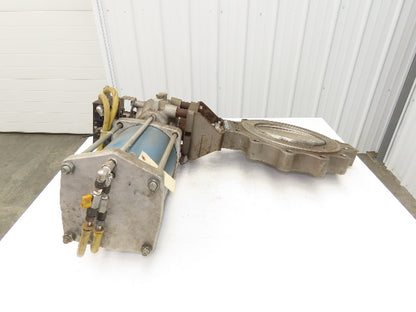 Jamesbury 12-815L-11-3600TT 12" Stainless Butterfly Valve /Actuator & Positioner