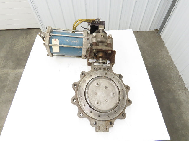 Jamesbury 12-815L-11-3600TT 12" Stainless Butterfly Valve /Actuator & Positioner