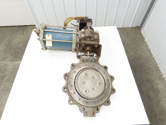 Jamesbury 12-815L-11-3600TT 12" Stainless Butterfly Valve /Actuator & Positioner