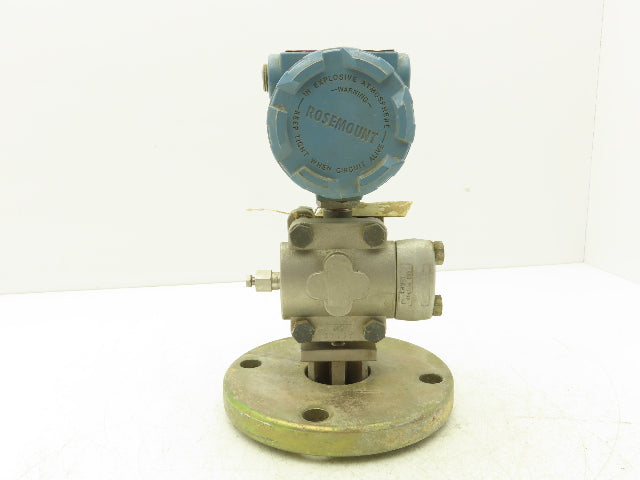 Rosemount 1151LT6SA0A22DL4C6Q Pressure Transmitter 42V 285PSI 3" Flange Mounted