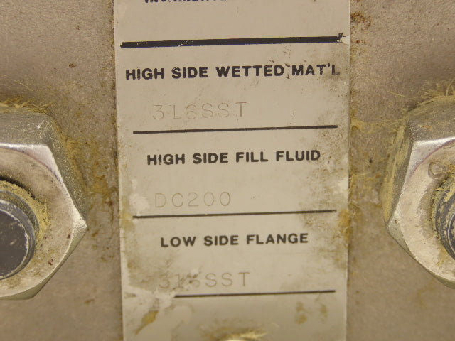 Rosemount 1151LT6SA0A22DL4C6Q Pressure Transmitter 42V 285PSI 3" Flange Mounted