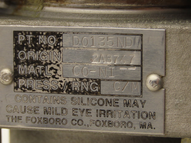 Foxboro 821GM-IS1NM1 Electronic Pressure Transmitter 12.5-65VDC 1/8" NPT 150psi