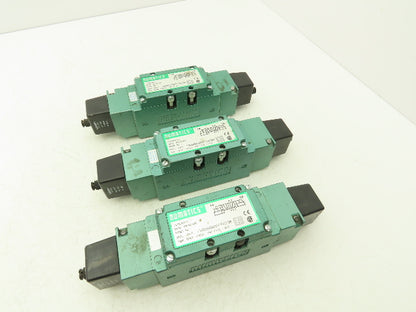 Numatics 134BB400KP14D30 Pneumatic Air Solenoid Valve 150PSI 110-120VAC Lot of 3