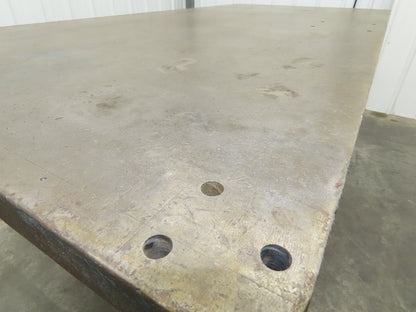 Vintage Precision Steel Welding Layout Table 72x36" Cast Iron 1-1/2" Thick Top