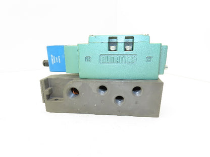 Numatics 123BA43AM Pneumatic Air Solenoid Valve 150PSI 24VDC