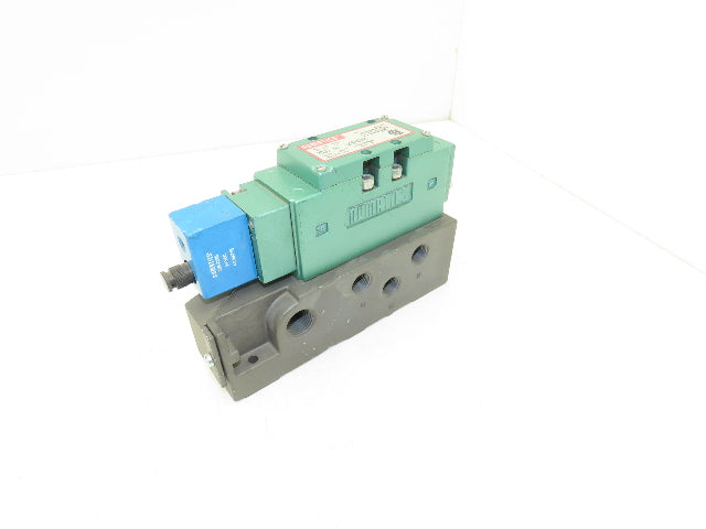 Numatics 123BA43AM Pneumatic Air Solenoid Valve 150PSI 24VDC