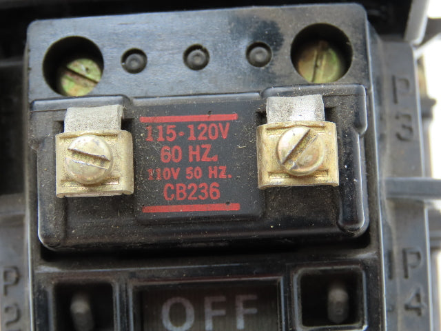 Allen Bradley 509-BOD Motor Starter 575V 3Ph 10Hp Overload Relay 120V Coil