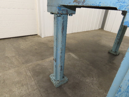 Vintage Precision Steel Welding Layout Table 71.5x36" Cast Iron 1-3/8" Thick Top