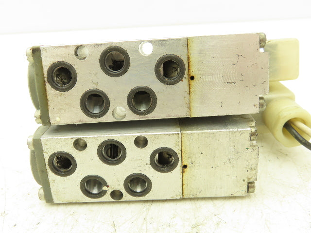 Versa KSG-4332-6K-HC-3BC-48VDC Pneumatic Solenoid Valve 4/2-way 48VDC Lot of 2