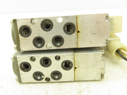 Versa KSG-4332-6K-HC-3BC-48VDC Pneumatic Solenoid Valve 4/2-way 48VDC Lot of 2