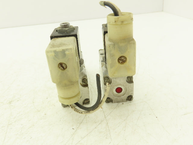 Versa KSG-4332-6K-HC-3BC-48VDC Pneumatic Solenoid Valve 4/2-way 48VDC Lot of 2