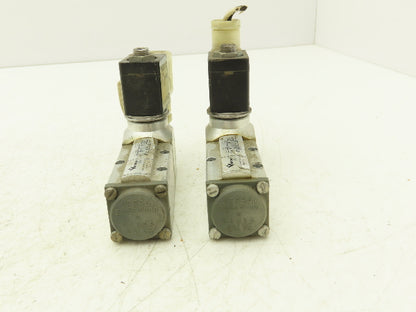 Versa KSG-4332-6K-HC-3BC-48VDC Pneumatic Solenoid Valve 4/2-way 48VDC Lot of 2