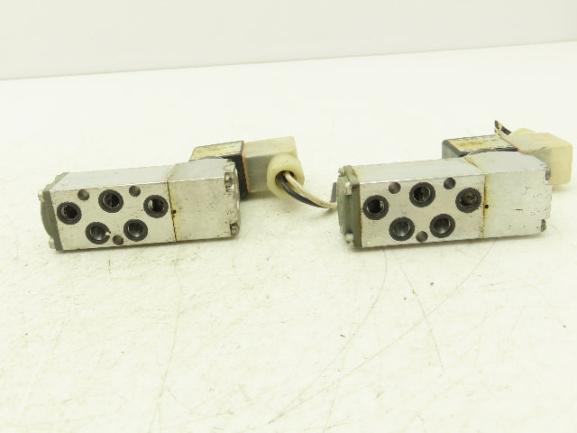 Versa KSG-4332-6K-HC-3BC-48VDC Pneumatic Solenoid Valve 4/2-way 48VDC Lot of 2