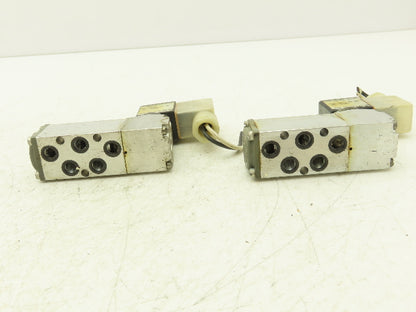 Versa KSG-4332-6K-HC-3BC-48VDC Pneumatic Solenoid Valve 4/2-way 48VDC Lot of 2