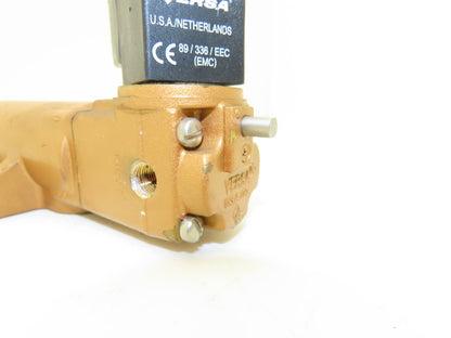 Versa VSG-3511-HC-M-U-10-14-55MA120 Solenoid Valve 200psi Vacuum 40-175psi Pilot